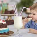 3 x YAOSHENG [200 counts] Pink Straws Flexible Plastic Straws, 0.23 inches x 8.26 inches Disposable Bendy Drinking Straws (pink)