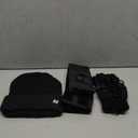 Coume 3 Pieces USB Heated Hat Scarf Gloves Set Heated Gloves for Men Women Black Beanie Winter Heating Scarf Touchscreen Handwarm for Outdoor Sports Cycling Skiing Camping Winter Gift