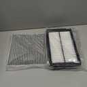 (2.5L Gas) COCOAUTO Engine & Cabin Air Filter Kit for Tucson (2022-2025), Santa Fe/Sorento/Sonata (2021-2025), fits Sportage 2023-25 2.5L Gas Only, 28113L1000, 28113N9000, PA99540 (Not For Hybrid)