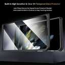 for Oneplus Open Case with 360 Magnetic Rotatable Ring Stand, Built-in Screen Protector & Hinge Protection, Thin & Slim Magnetic Stand Phone Case 5G, Black