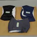 Wegreeco Washable Male Dog Belly Band (Stylish Pattern)- Pack of 3 - Washable Male Dog Belly Wrap, Dog Diapers Male (Black, Charcoal, Navy, X-Small)