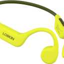 LOBKIN Bone Conduction Headphones Bluetooth 5.4, Open Ear Headphones with Mic, Wireless, 10H Playtime, IPX5 Waterproof Sports Headphones for Running, Ski, Cycling, Workout, Yellow