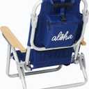 Tommy Bahama Kid's 5-Position Lay Flat Backpack Folding Beach Chair, School of Fish, 20.5 x 20 x 25