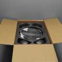 Stoneware Dinnerware Set for 4 Person,12 Pieces Ceramic Plates and Bowls Sets Matte Black Modern Dish Set For Kitchen Dinner, Scratch Resistant, Microwave And Dishwasher Safe, Round