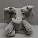 Tippi Peek a Boo Elephant Toy - Interactive Singing Elephant Teddy with Flapping Ears - for Newborn Baby Boys or Girls - Peekaboo Soft Toy for Babies 0-12 Months +