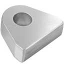 Weld on Shackle/Clevis Mounts 1" Thick Steel (Pack of 2)