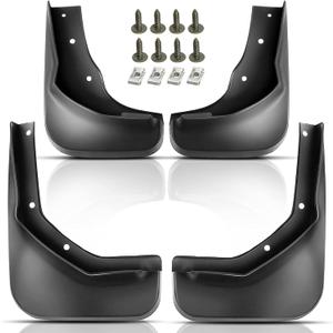 YHTAUTO Mud Flaps Splash Guards Fits Ford Escape 2013-2019 Sport Utility (NOT FIT with Running Board & Titanium Model), Mudguards Mudflaps for Cars Wheel Protector w/Hardware Kit, 4Pcs Set