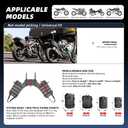 Rhinowalk Motorcycle Saddle Bag/Tail Bag/Seat Bag Universal Saddle Bag Mounting Base