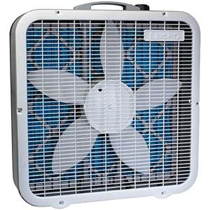 Lasko Air Flex 20" 2-in-1 Box Fan and Air Purifier in One with MERV10 Air Purifying Filter for Cleaner and Cooling Breeze, 3 Speeds, Steel Body, FF305