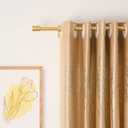 Gold Curtain Rods for Windows 30 to 52 Inch,3/4 Inch Curtain Rod Set For Indoor and Outdoor,Easy to Install