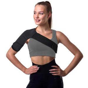 Ynyjzz Shoulder Brace for Women, Shoulder Compression Sleeve, Adjustable and Can be Worn Under Clothes, Rotator Cuff for Pain Relief (Right shoulder women)