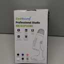 ZealSound Podcast Microphone for PC, Noise Cancellation USB Mic with Gain, Volume Adjustment & Mute Button, Monitoring & Echo, for YouTube, TikTok, Podcasting, Streaming, iPhone, iPad, Android, Mac (Black)