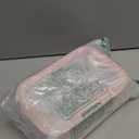 Camdeez ROWNYEON Clear Makeup Case Toiletry Bag Multipurpose Travel Makeup Train Case Portable Cosmetic Organizer Transparent Storage Bag (Pink)