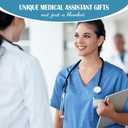 Medical Assistant Gifts, Medical Assistant MA Week Gift, MA Students Throw Blanket 60"X 50" Inch, Medical Assistant Appreciation Gift for Women, Christmas Birthday Gift Ideas for Coworker