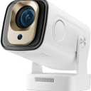 projectors Home Projector, Ultra HD Mini Projector with Switch/Phone Casting, HDMI & Auto (White)
