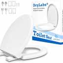Round Toilet Seat 16.5" - Soft Close, Durable PP Toilet Seat, Easy Installation & Removal, Fits Most Toilet Bowls