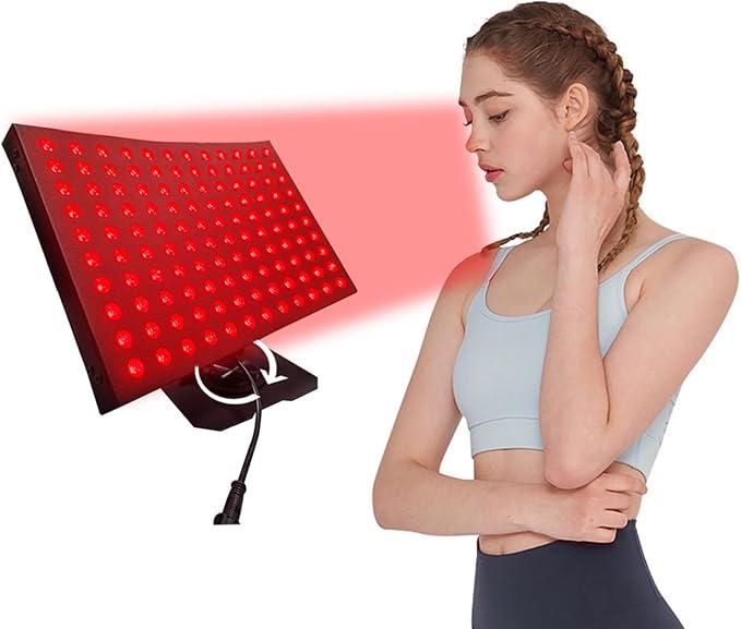 Red Light Therapy Multifunction Red Light Therapy for Body and Face Portable Red Light Therapy Curved Panel 360 degreerotation Conducive toskin Beauty Pain Relief, Improve Sleep The Efficacy of