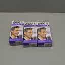 Just For Men Touch of Gray, Mens Hair Color Kit with Comb Applicator for Easy Application, Great for a Salt and Pepper Look - Dark Brown, T-45, Pack of 3