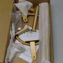 Bathroom Accessories Set, KLJKPA 4 Pieces Gold Bathroom Hardware Set, 24 inch Towel Bar, Towel Racks for Bathroom, Robe Towel Hooks, Toilet Paper Holder Wall Mounted