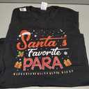 Santa's Favorite para Christmas Party T-Shirt, XL