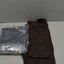 GROTEEN 3 Pack Women's Maternity Leggings with Pockets Over The Belly Workout Yoga Pregnancy Pants (X-Large, 01b-black/Coffee/Navy Blue)