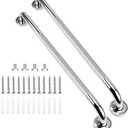 supregear Grab Bars for Bathtubs and Showers (2-Pack), Anti-Slip Stainless Steel Bathroom Safety Handle, Heavy Duty Grip Bars for Handicap Elderly Senior, 32 in
