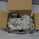 66ft Icicle Lights for Outside - 640 LED Christmas Lights Outdoor with 120 Drops 8 Modes, Plug in Twinkle Light Outside for Holiday Wedding Party Tree Room Indoor Thanksgiving Decoration, Warm White