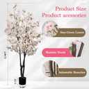 Artificial Cherry Blossoms Tree Bedroom Trees Indoor Faux Cherry Blossom Tree for Christmas New Year Home Decor