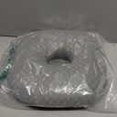 Ear Piercing Pillow for Side Sleepers with an Ear Hole for CNH and Ear Pain Ear Inflammation Pressure Sores, Cotton O-Shaped Side Sleeping Pillow, Ear Guard Pillow (Gray)