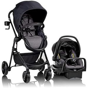 Evenflo Pivot Modular Travel System with LiteMax Infant Car Seat (Casual Gray) : Baby