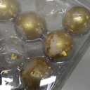 Biedermann & Sons Gold Ball Candles (Set of 12), Unscented Metallic Spheres, 1.5 Inch Small Rounds, Approx 2 Hour Burn, for Table Decor and Display Styling