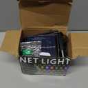 11.5ft x 5ft Solar Net Lights Outdoor, Solar & USB 2 Power Way 240 LED Waterproof Mesh Lights for Bushes, Remote Control 8 Modes String Light Trees Patio Garden Christmas Indoor Decor (Cool White)