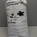 Osteo Enjoy Pain Relief Sleeping Cervical Neck Pillow, Ergonomic Contour Zoned Fits Side Sleeper, Non-Temperature Affected Memory Foam Pillows, Q-max Cooling Pillow Support Back Stomach Sleepers (Gray)