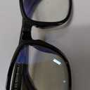 livho High Tech Blue Light Glasses - Advanced 99% Blue Light Blocking Computer Glasses - Anti Eyestrain & UV Glare Protection (*B1 Light Black+clear)