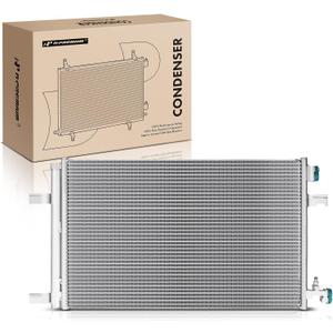 A-Premium Air Conditioning A/C Condenser Compatible with 2013-2015 Chevrolet Malibu, 2014-2020 Impala, 2010-2015 Cruze & Selected Cadillac, Buick Models, Replace# 13267649
