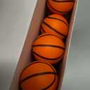 30 Pcs Mini Basketballs Stress Balls 1.18 Inch Mini Basketball Party Favor Tiny Foam Basketballs Small Soft Sports Balls Basketball Decorations Foam Toy for Relief Party