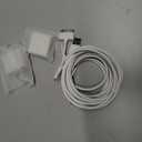 ESK Certified 6 Feet 30 Pin USB Charging Cable with 5W USB Power Adapter for iPhone 4/4s, iPhone 3G/3GS, iPad 1/2/3, iPod Touch 1/2/3/4 (2 Pack) (White)