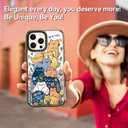Compatible for iPhone 13 Pro Case Cute Aesthetic - Durable Shockproof 6.6 ft Drop Impact Phone Case Cover with Funny Fashion Cats Party Design 6.1" Black
