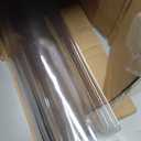 OstepDecor 36 x 48 in Clear Table Protector, Plastic Table Cover 2mm Thick