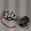 FVRITO Performance VM22 26mm Carburetor Carb for Predator 212cc 196cc Coleman CT200U BT200X Mini Bike KT196 Go Kart GX160 GX200 6.5hp Clone Engine with 38mm Air Filter Intake Manifold Stage 1 Kit Red