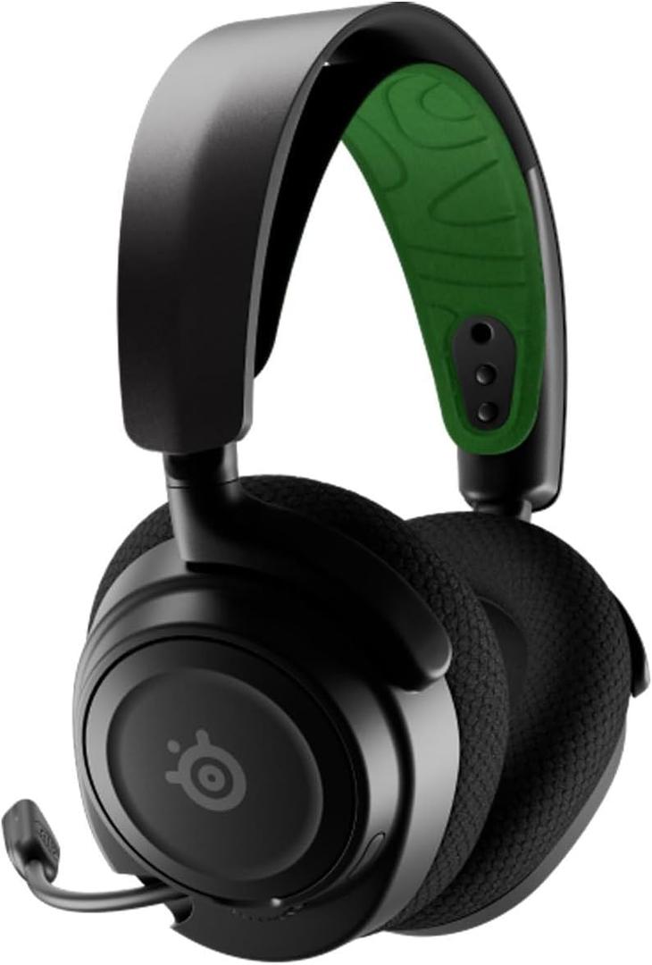 SteelSeries Arctis Nova 7X Wireless Multi-Platform Gaming Headset Neodymium Magnetic Drivers 38Hr USB-C Battery Xbox Series X|S, PC, PS5, Switch, VR, Mobile - Black 