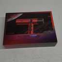 VGR 401 Negative Ionic Hair Dryer, Professional BLDC Motor Blow Dryer for Fast Drying, LED Display Low Noise Thermo and RPM-Control Hairdryer, Travel with Magnetic 1 Diffuser & 2 Nozzle, Red