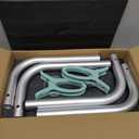 Foldable Blanket Lifter for Feet in Bed, Fold Flat for Storage, Bed Cradel for Feed Heigh Adjustable Sheet Riser for Foot, 4 Clips Included