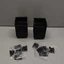 Slatwall Bins with Hooks, Plastic Slatwall Accessories for Organizer Containers for Garage, Hardware, Craft Room, Kitchen, Tool Shed, Workbench (12 Pack)