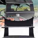 CFmoto Rear Windshield - Soft & Waterproof PVC Back Window Compatible with ZForce 500, 2018-2019 ZForce 1000s, ZForce 800- Scratch Resistant & Durable, Keep Rain, Dust, Debris out