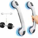 Grab Bars for Bathtubs and Showers,2 Pack 16.5" Bathroom Safety Handles with Strong Suction Cups, Non-Slip Grip Balance Support for Shower & Bathtub, for Seniors & Limited Mobility
