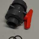 UPVC 1" NPT Ball Valve, DN25 PVC True Union Full Flow, ASTM EPDM O-ring, 1 inch Threaded PVC Shut Off for Water System