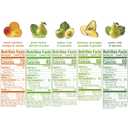 Happy Baby Organics Stage 2 Baby Food Pouches, Gluten Free, Vegan & Healthy Snack, Clearly Crafted Fruit & Veggie Puree, Fruit & Veggie Variety Pack, 4 Ounces (Pack of 10), Amazon Exclusive