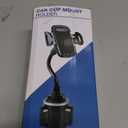 Phone Holders for Your Car, Cup Holder Phone Mount, Universal Adjustable Gooseneck Cup Holder Cradle Car Mount for iPhone 16/15/14/13/12/11/Pro Max/X/Xs/XsMax/8/8Plus,Samsung,Huawei,LG, Sony(Black)