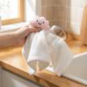 3 Pack Hand Towels with Hanging Loops Premium Absorbent Soft Hand Towels Cute Bathroom Hand Towels for Kitchen, Bathroom, and Daily Use30/11.8in*30cm/11.8in